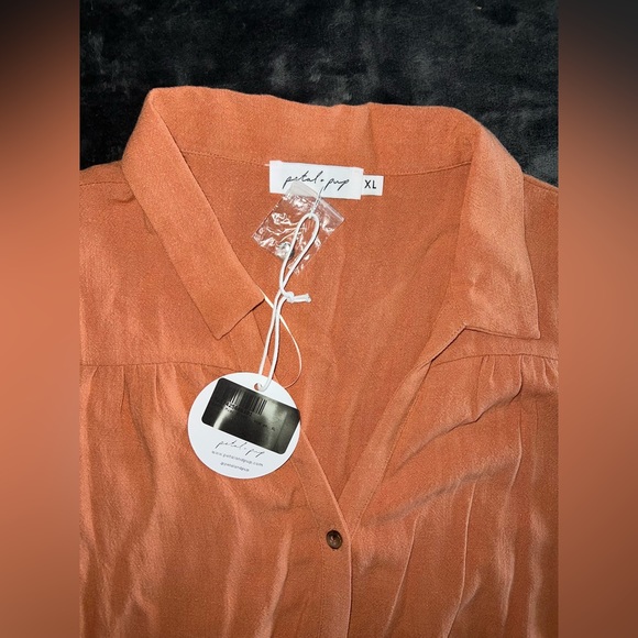 Petal & Pup Adara Midi Dress in Orange Size XL New with tag - Picture 7 of 11